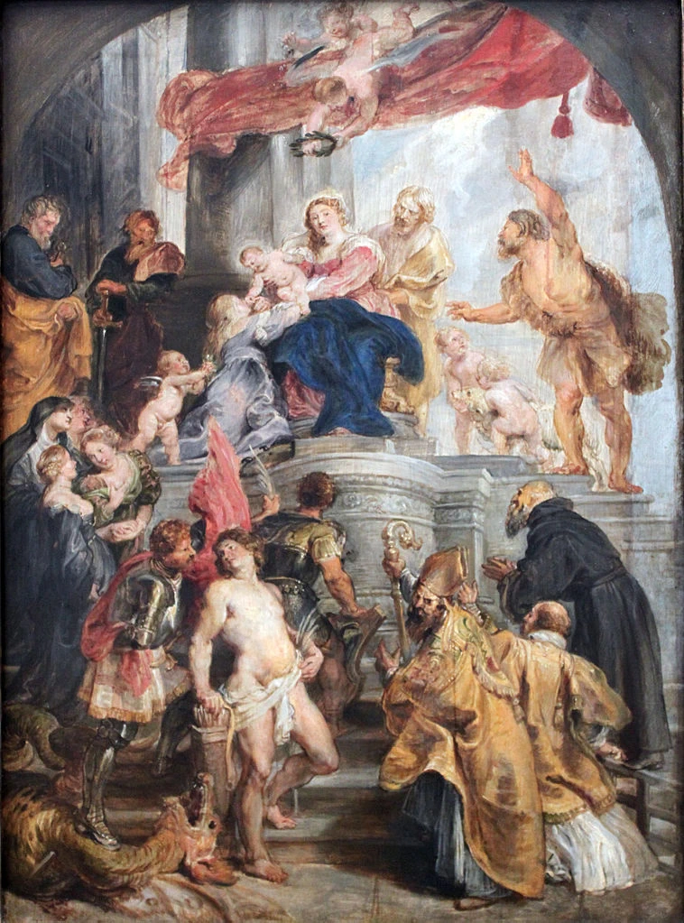 La Vergine in trono col Bambino tra i Santi di Pietro - Gemäldegalerie, Berlin